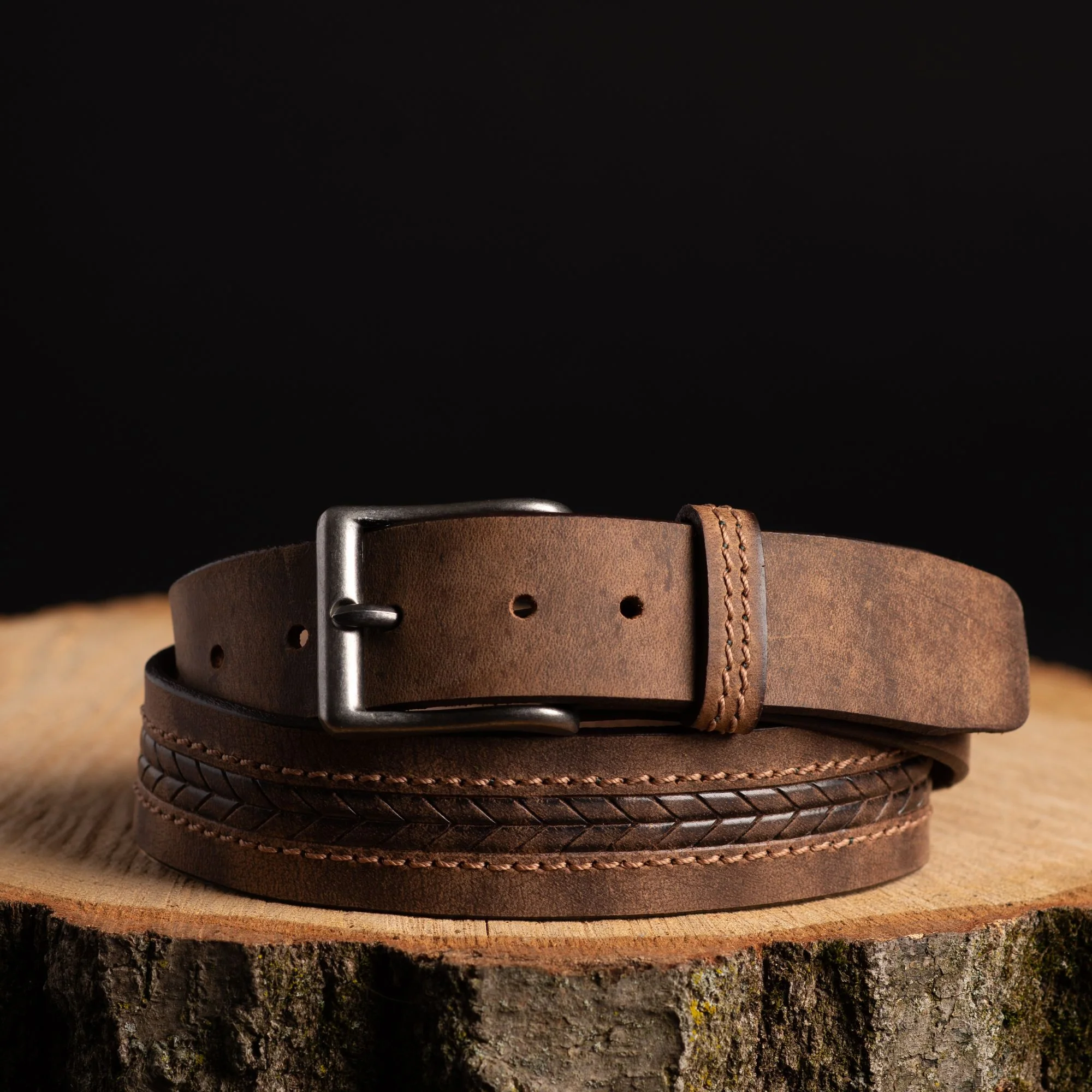 The Purpose Belt - Arrow Patterned 100% Real Leather Belt - Image 3