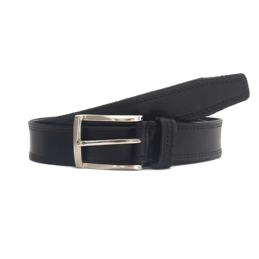 The Milestone Belt - Brown Formal 100% Real Leather Belt Made in Canada - Image 10