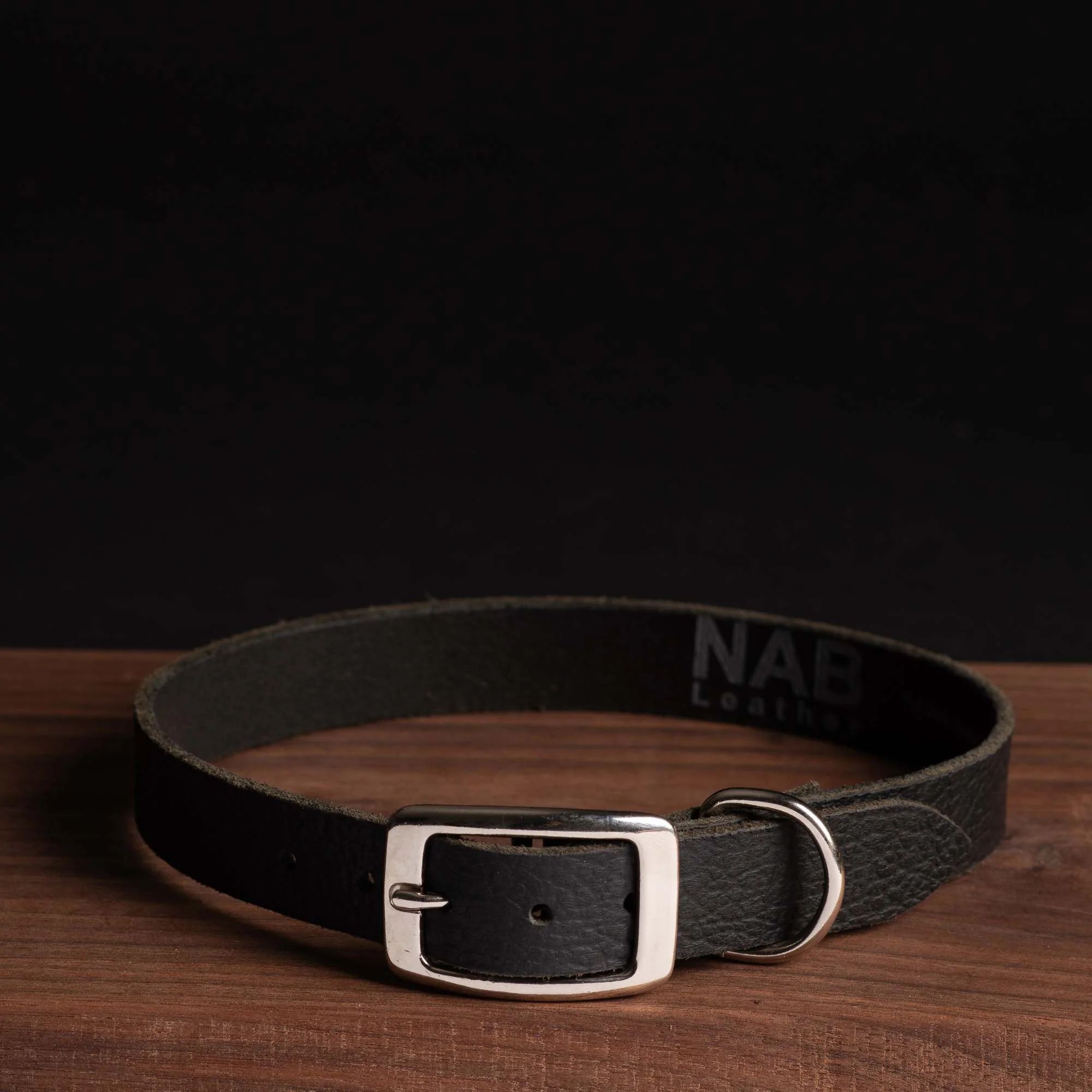 Rover - Classic Brown Full-Grain Leather Dog Collar - Image 5