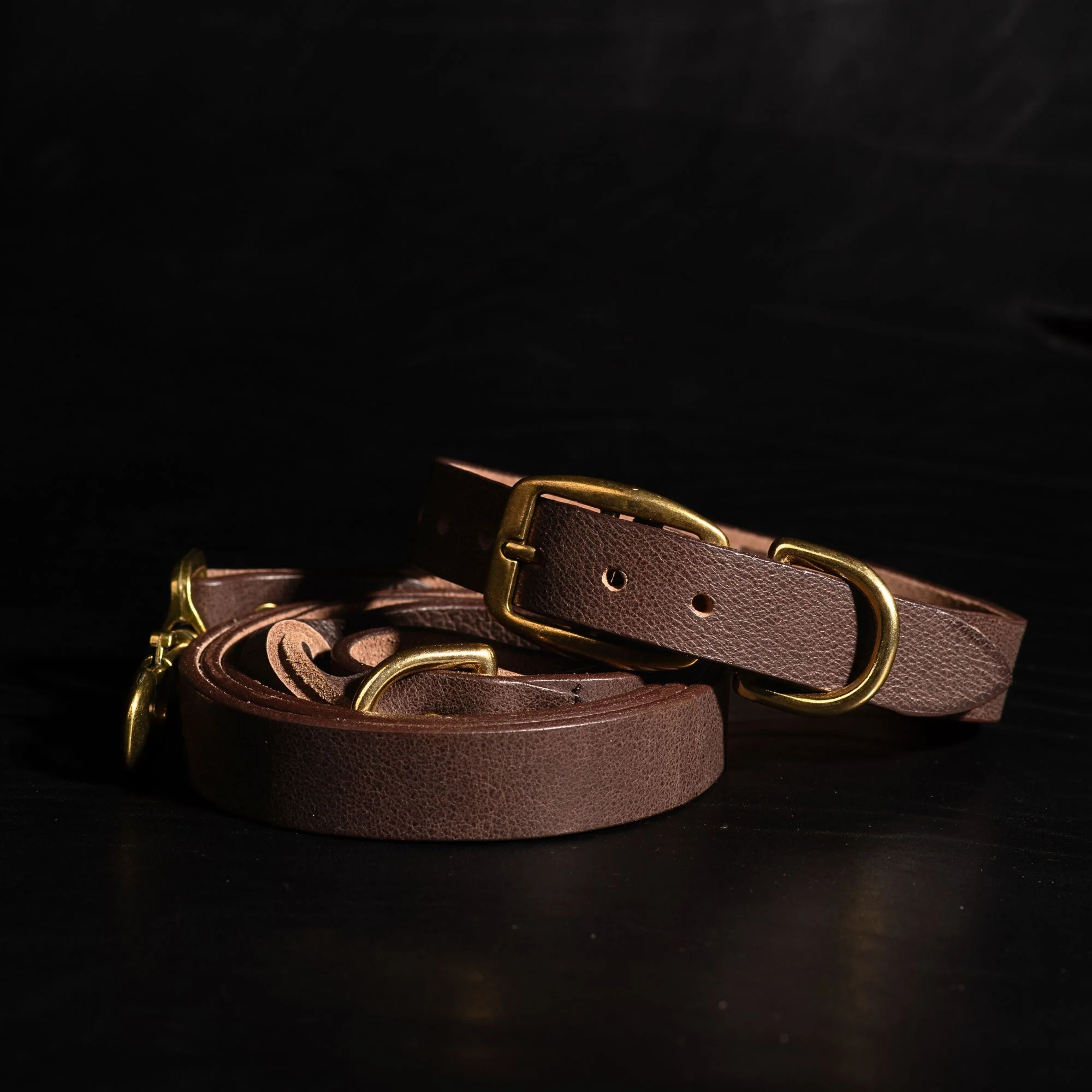 Rover Leather Dog Leash and Collar Set - Image 6