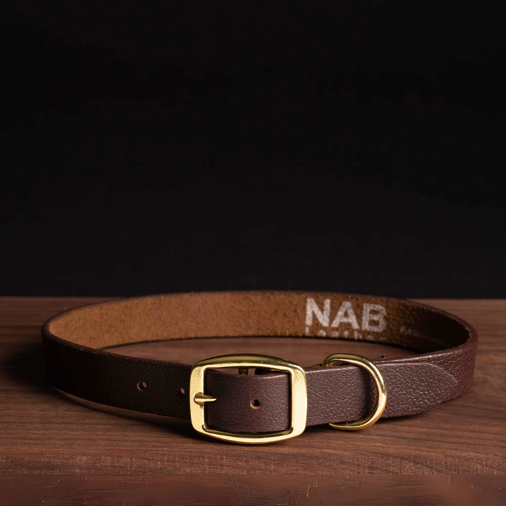 Rover - Classic Cognac Full-Grain Leather Dog Collar - Image 3