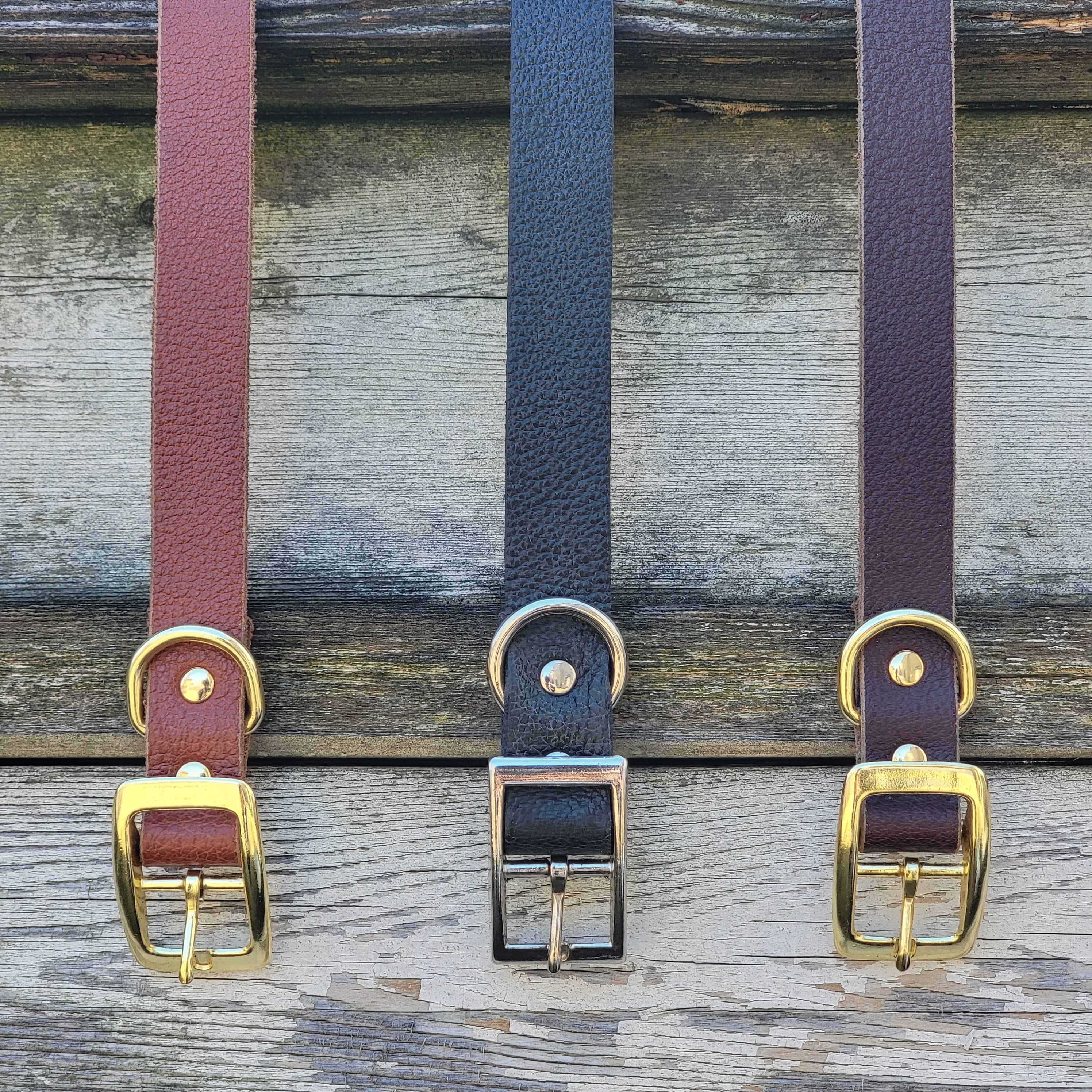 Rover - Classic Cognac Full-Grain Leather Dog Collar - Image 6
