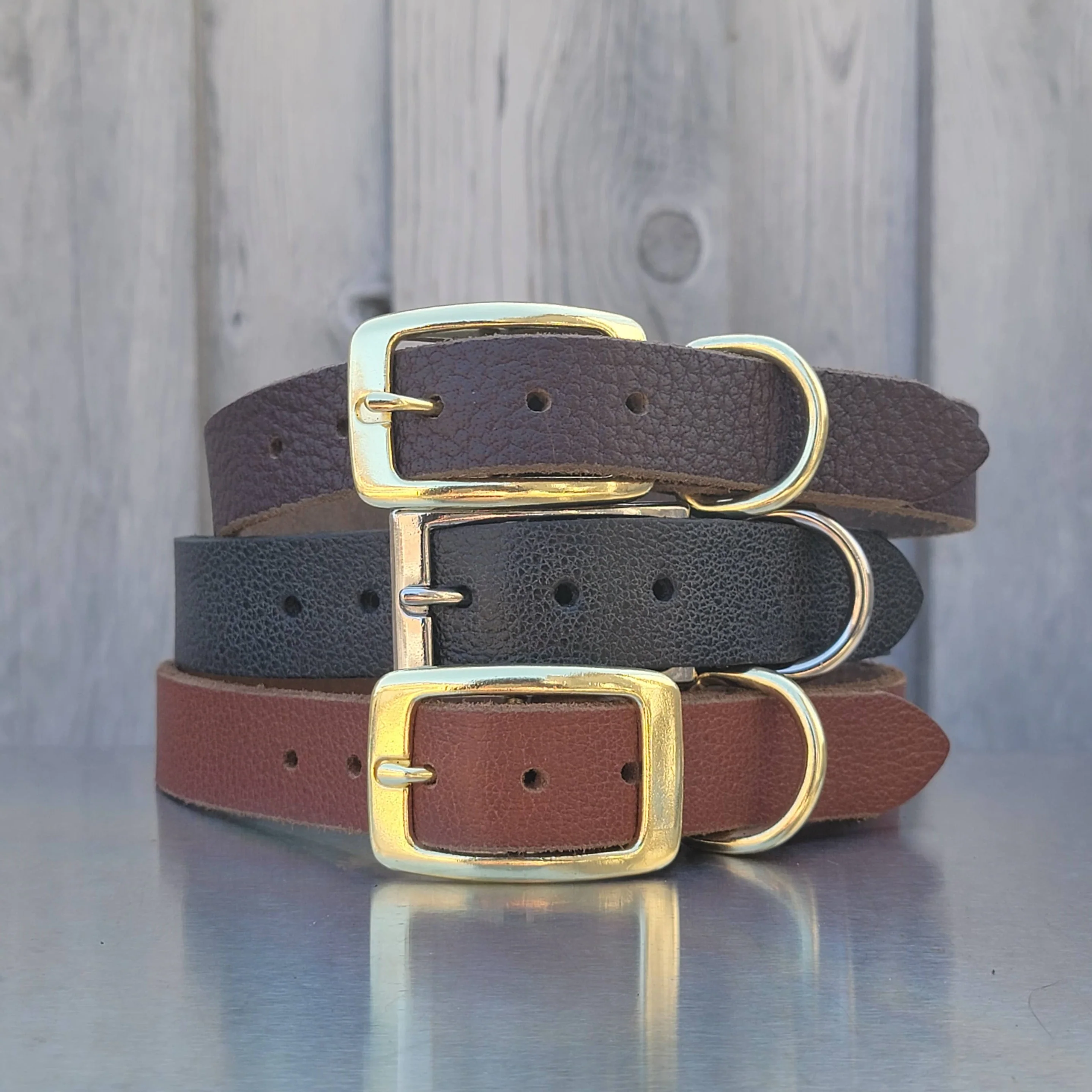 Rover - Classic Cognac Full-Grain Leather Dog Collar - Image 7