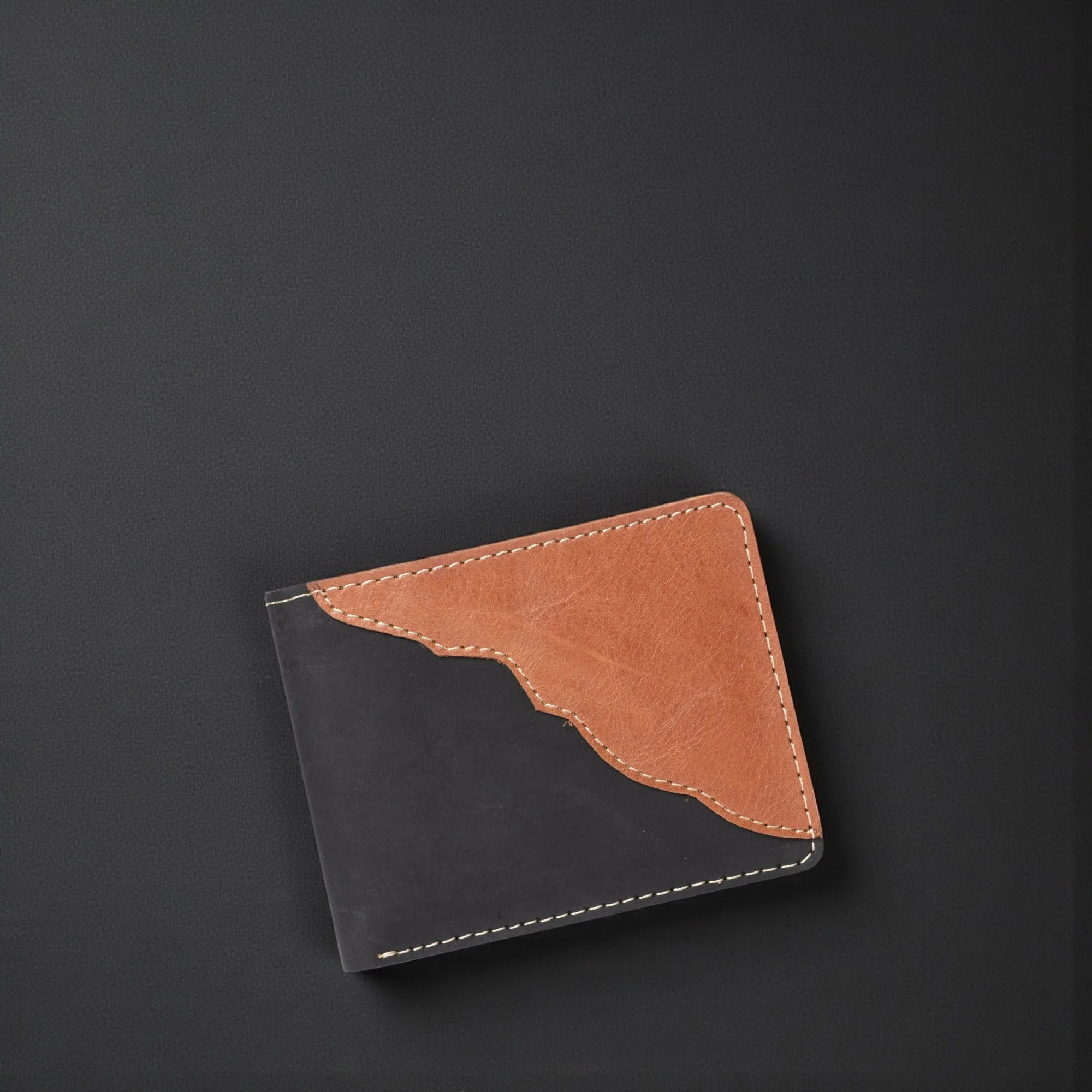 Dusk & Dawn Wallet - Two-Toned Minimalist Full Grain Leather Wallet - Image 3