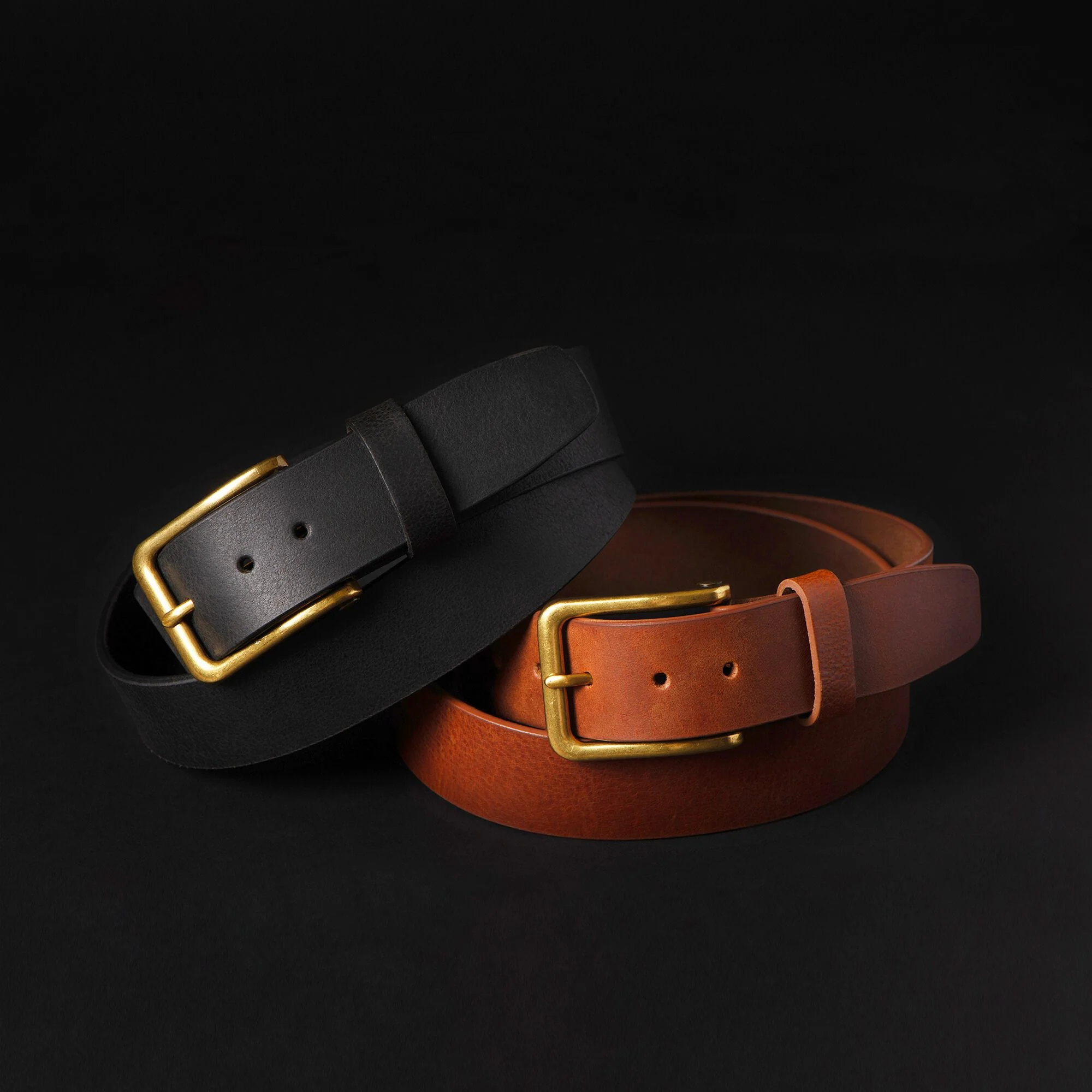 The Alchemist Belt - Brown Leather Belt With Gold-Tone Buckle - Image 6