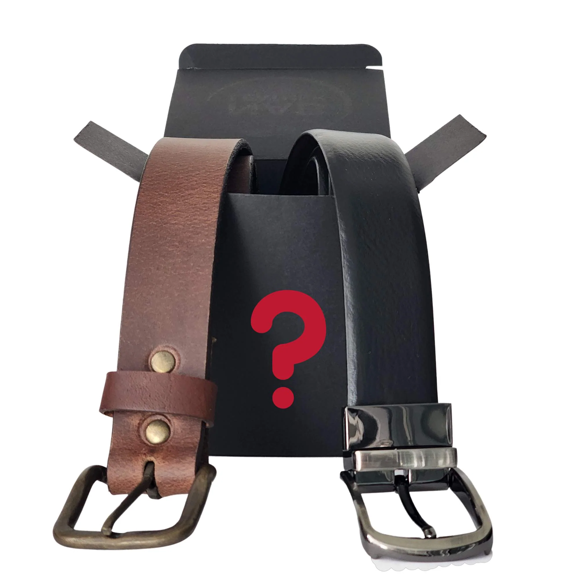 Mystery Box - One Less Than Perfect Full-Grain Leather Belt - Image 5