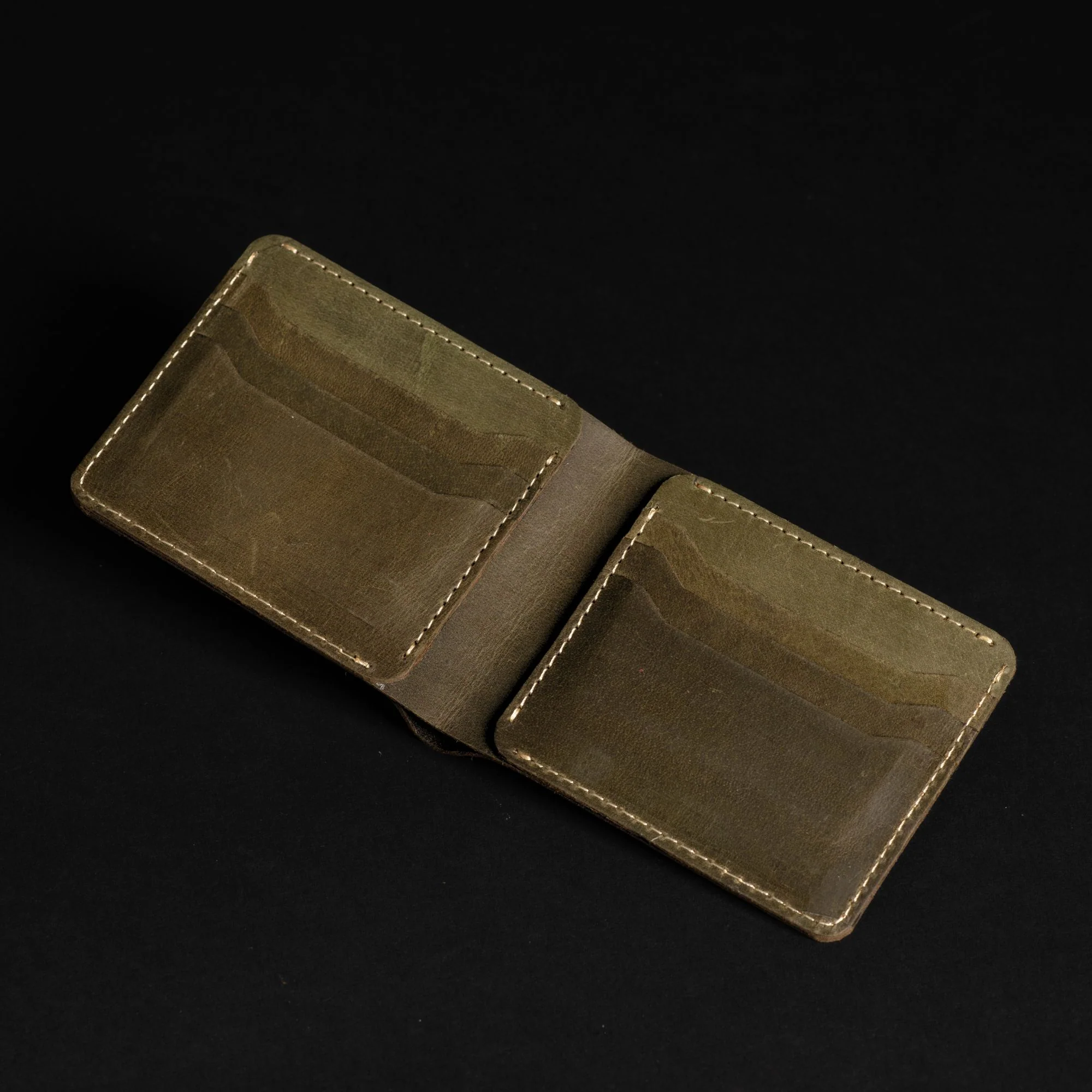 The Keystone Wallet - Saddle Brown Full-Grain Leather Wallet - Image 6