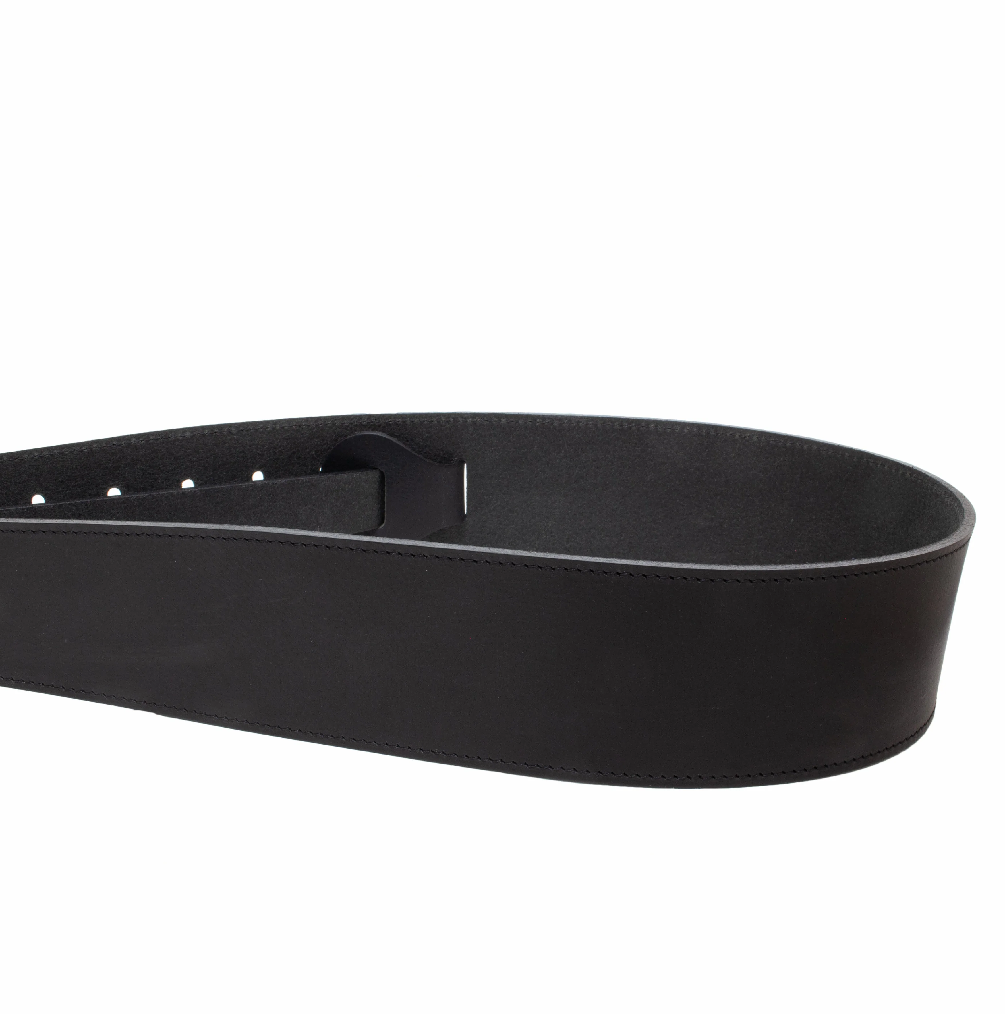 The Legend - Brown Heavyweight Smooth Full Grain Leather Guitar Strap - Image 9