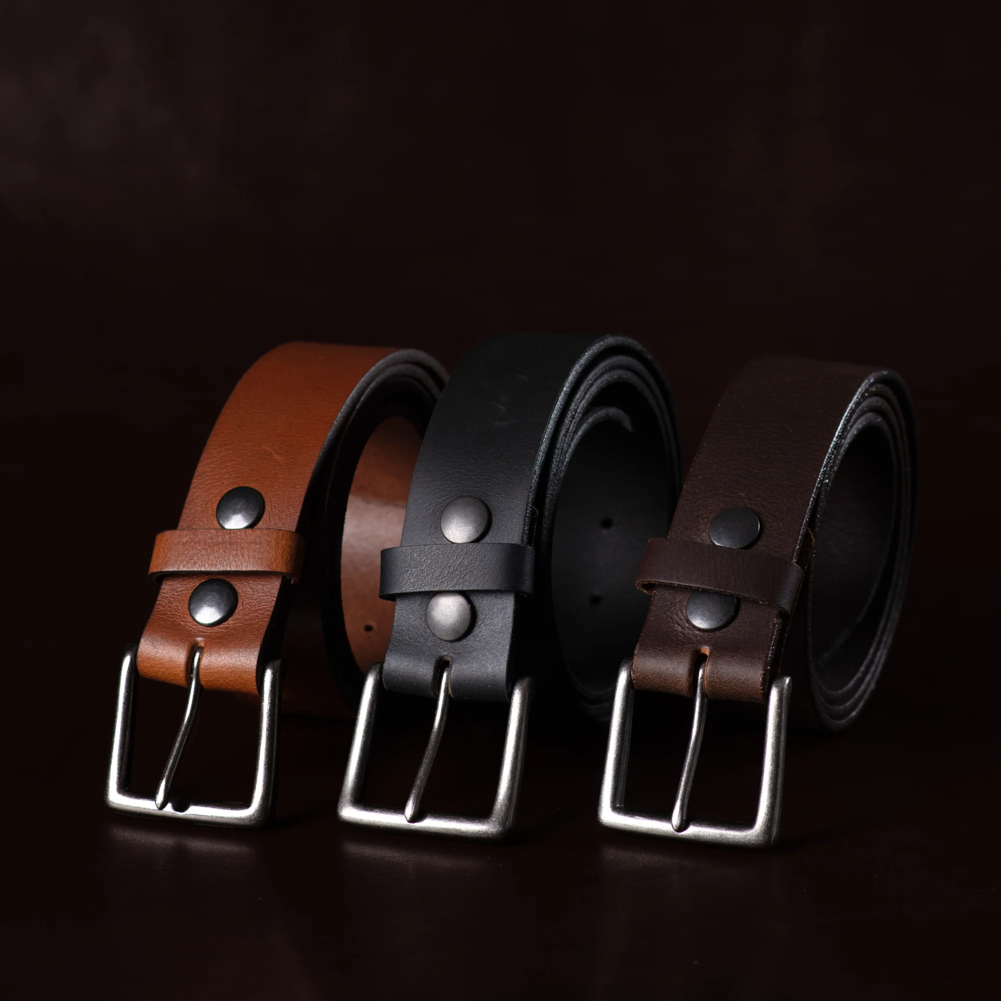 The Long Haul Belt - Classic Black 100% Full-Grain Leather Belt - Image 4