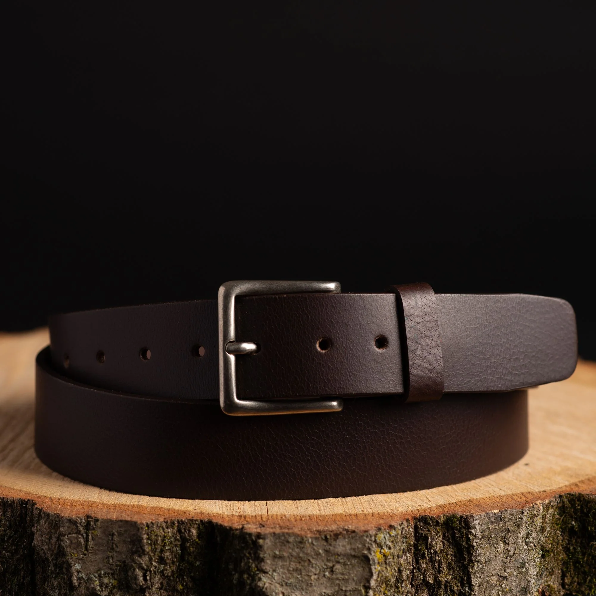 The Long Haul Belt  - Oversize Classic Black 100% XXXL Plus Size Leather Belt - Image 4