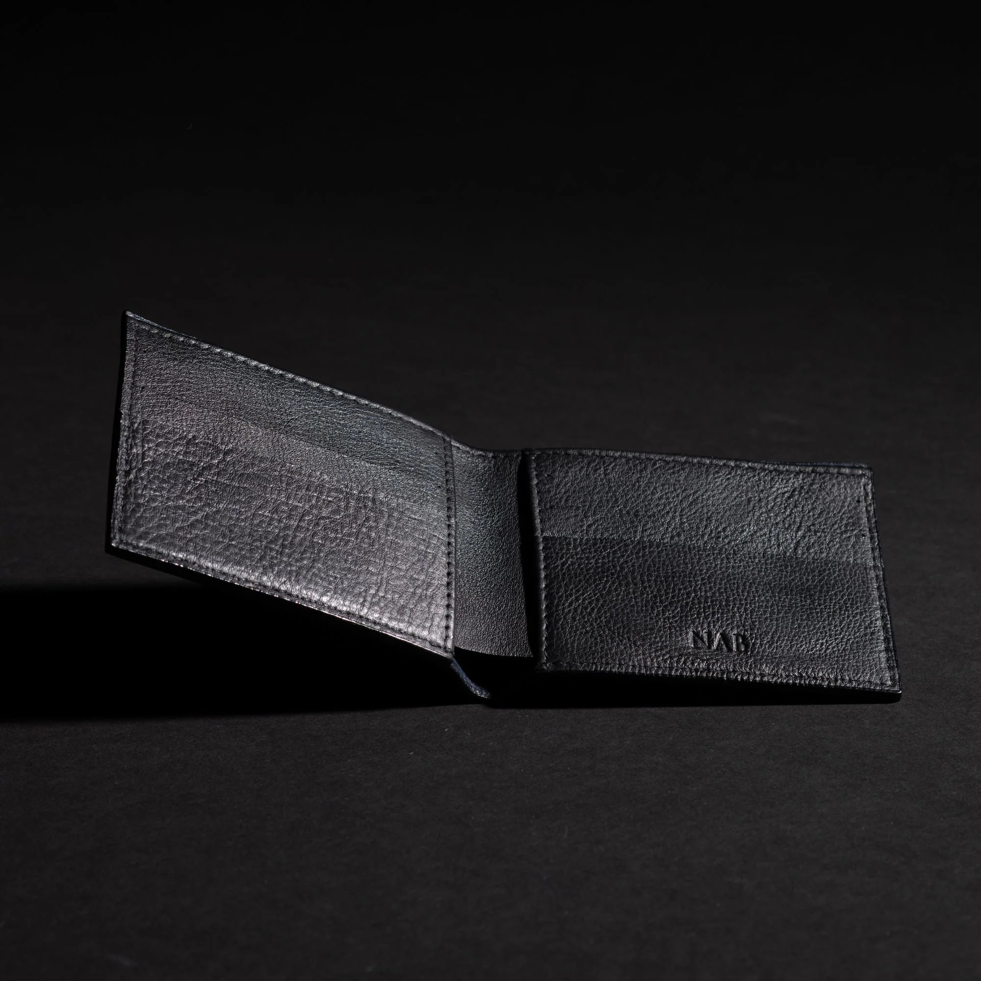 The Maverick Wallet - Cognac American Pebble Grain Bison Leather Wallet - Image 8