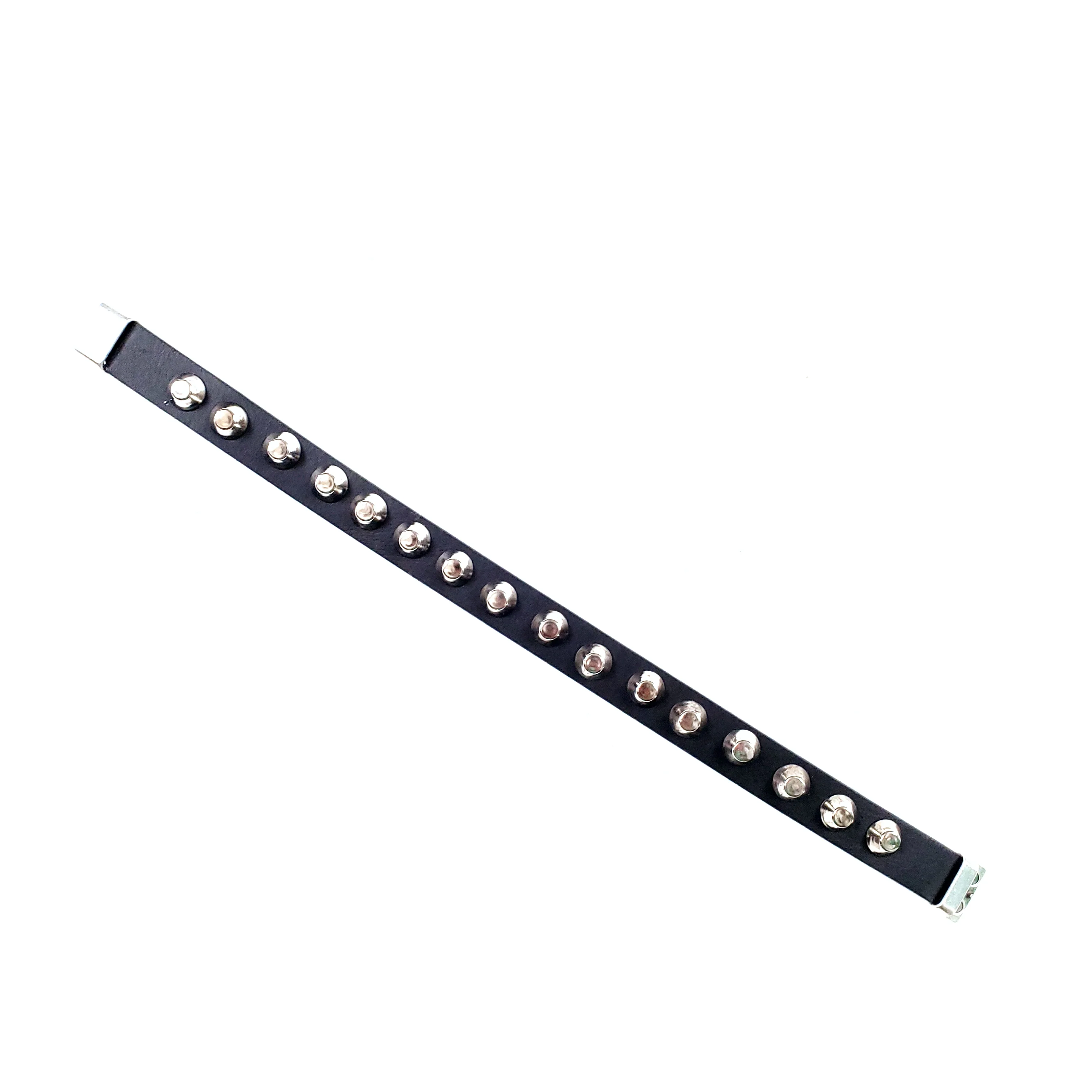 Women's Studded Leather Choker - Made in Canada - Image 4